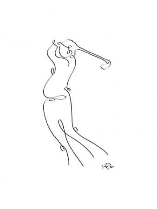 Golfer Canvas Art -