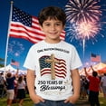 thumbnail image 2 of Gunia Kids Boys 250Th Anniversary Shirt Short Sleeve 4Th Of July Independence Day Flag Patriotic Casual Crewneck Tops Tee Comfortable T-Shirt For Toddler To 1-13 Years, 2 of 4