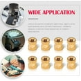 thumbnail image 5 of Wekity M5x6mm Female Thread Knurled Nuts,200PCS Hx6mm OD Brass Threaded Insert Embedment Nuts Hydraulic Welded Joint Injection Molding Assortment Kit for 3D Printing Injection Molding-0621, 5 of 5