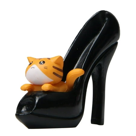 

RSKK Gardening and Landscaping Dolls Creative Hand Made Office Desk Decorations High Heels Cat K Itten Micro Gardening Landscaping Doll Creative Hand Desktop Decoration Desktop Ornament