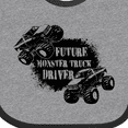 thumbnail image 4 of Inktastic Future Monster Truck Driver Boys or Girls Baby Bib, 4 of 4