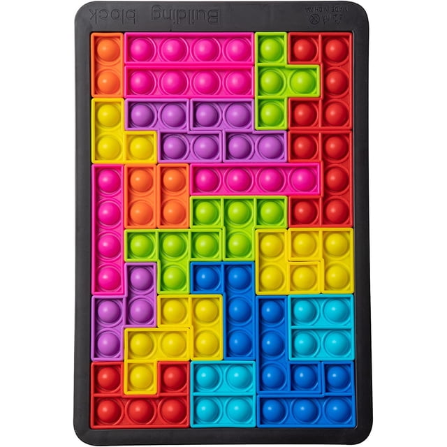 Rompecabezas Sensory Fidget Toys HUOGUO Push Bubble Tetris