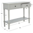 thumbnail image 6 of SAFAVIEH Samantha 2-Drawer Console Table Vintage Grey, 6 of 7