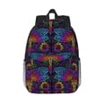 thumbnail image 1 of Lukts Indian Mandalas Dragonfly Pattern 15 Inch Student Backpack, Waterproof Laptop Backpack with Adjustable Shoulder Straps, Lightweight Travel, Campus Backpack, Unisex, 1 of 6