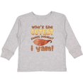 thumbnail image 3 of Inktastic Who's the Cutest Sweet Potato? I Yam Funny Thanksgiving Boys or Girls Long Sleeve Toddler T-Shirt, 3 of 5