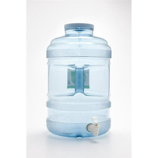 5 gal Water Bottle with 120 mm Big Mouth & Dispensing Valve - Polycarbonate  Plastic 