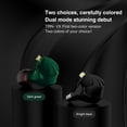thumbnail image 4 of Ear Phone Mixed Metal 6-iron Circle Auriculares intrauditivos Sports Fitness Phone Auriculares Verde con micrófono Inevent EL5023-03B, 4 of 7