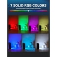thumbnail image 3 of Luz RGB para selfie para , clip de luz portátil para teléfono con 4 modos de luz y 10 niveles de brillo, luz recargable de 3000 mAh para selfie para teléfono, TikTok, maquillaje, zoom, 3 of 13