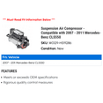 thumbnail image 2 of Suspension Air Compressor - Compatible with 2007 - 2011 Mercedes-Benz CLS550 2008 2009 2010, 2 of 2