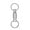 silver, variant on Pull Apart Keychain Separable Key Rings Management Solution Practical Key Organize for Different Needs