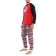 thumbnail image 3 of Lovebay Matching Family Pajamas Sets Christmas PJ's Deer Print Top and Long Pants Jammies Sleepwear - Men, 3 of 11