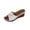 White, variant on Yellow Women'S Wedge Heel Peep Toe Sandals Floral Print Breathable Comfortable Casual Beach Slides For Summer Pool And Outdoor Use