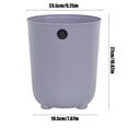 thumbnail image 3 of Hwkond Trash Can for Kitchen Portable Hollow Paper Cans And Convenient Lidless Living Room Bedroom Household Plastic Trash Cans on Clearance, 3 of 6