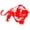 Red, variant on Walbest Car Decals - 1 Pcs Red Panther Car Hood Sticker, Self-Adhesive Vinyl Graphics Decals, Universal Scratch Hidden Car Stickers