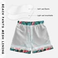 thumbnail image 3 of FORMRS Boys Swim Trunks Quick Dry Mesh Lining Beach Boardshorts, Sizes XS-XL, Green Tropical Pattern, 3 of 7