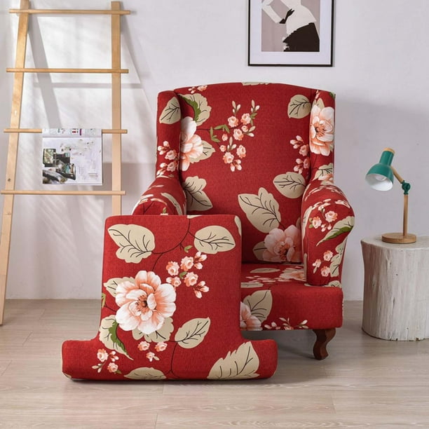 Red slipcovers for chairs hotsell