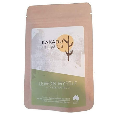 MaxRelief Kakadu Plum with Lemon Myrtle - Australian Aboriginal Superfood - Amazing Minerals and Antiseptic Properties, Including Vitamin A, E a. 5% Kakadu Plum. Intense Lemon Flavor 1.8 oz