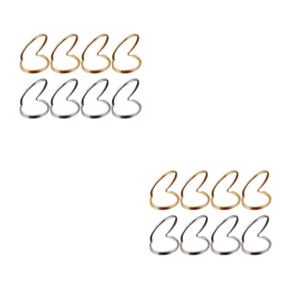 FRCOLOR 16 Pcs  Guitar Picks Metal Guitar Picks Fingertip Protectors (Assorted Color)