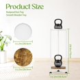thumbnail image 3 of Metal & Wood Plant Stand Indoor & Outdoor Multi Levels lbs Capacity, 3 of 7