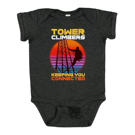 

Inktastic Tower Climber Lineman Line Worker Gift Baby Boy or Baby Girl Bodysuit