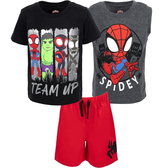 Set de ropa Marvel Spidey y sus increíbles amigos para niños 7-8