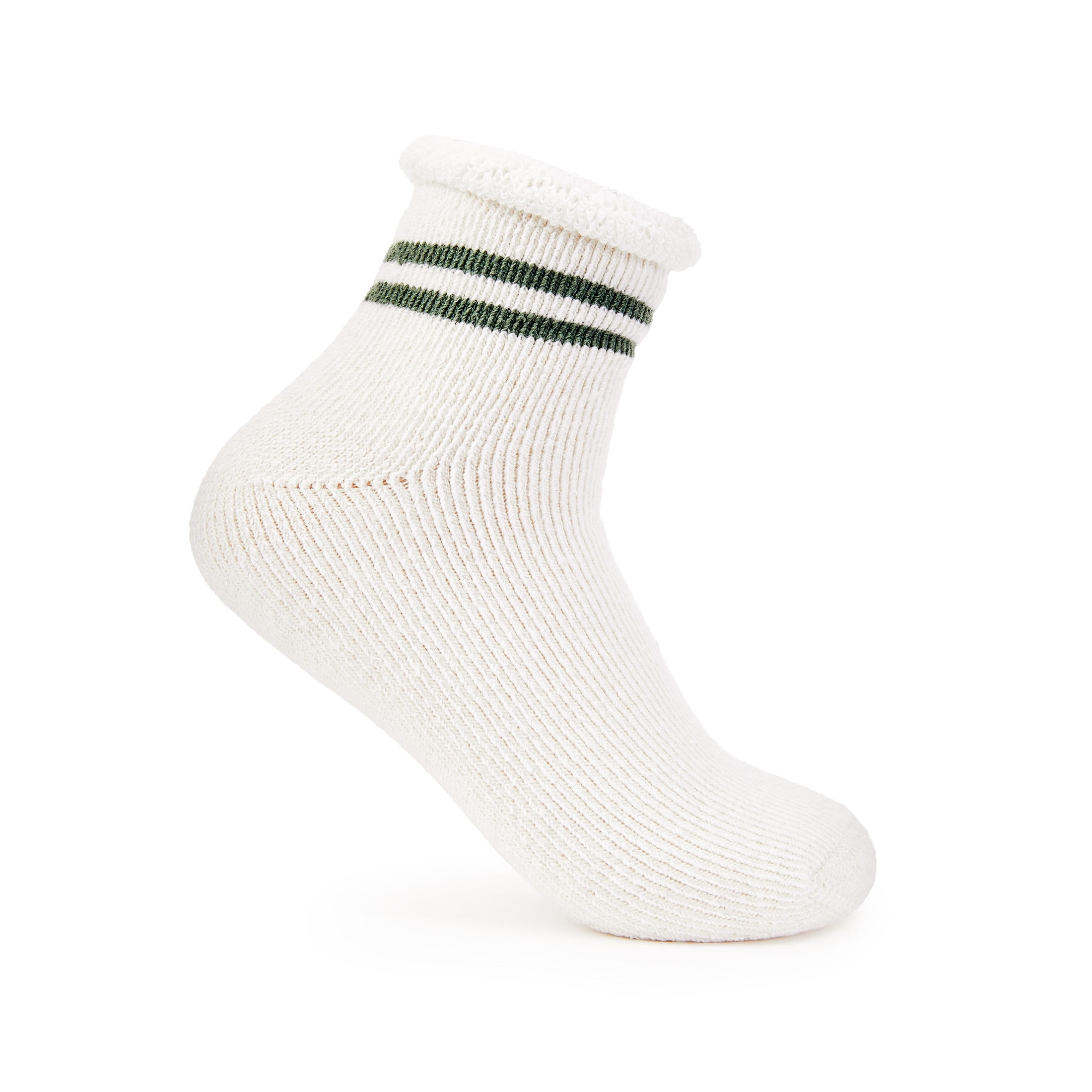 Fruit of the Loom Relaxing Comfort Quarter Crew Socks for Women, Oatmeal, Sizes 4-10 (3-Pack)