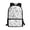 Fast Food Line Art Print, variant on UK Flag Soccer Ball Daypack for Men, 17 Inch Smooth Zippers Large Capacity Backpack for Travel Daily Use