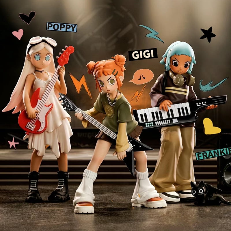 Peach Riot Resie Up Series Blind Box Poppy Gigi Frankie Girl Anime