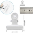 thumbnail image 2 of White - Small Bulldog Clips, 12pcs Metal Clips, 22mm Paper Binder, Multipurpose White Paper Clips for Photo, Office and Home Kitchen, 2 of 5