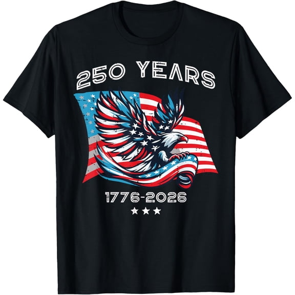 250th Anniversary USA Shirts 250 Year American 250th Anniversary 250 Years American US Flag Women Men Kids T-Shirt