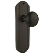 Nostalgic Warehouse New York Door Knob with Deco Plate