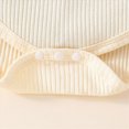 thumbnail image 6 of HCNTES Baby Boy Winter Clothes Baby Boy Outfits Knit Long Sleeve Lapel Button Down Pocket Romper With Pocket Solid Color Trousers Autumn Clothes, 6 of 7