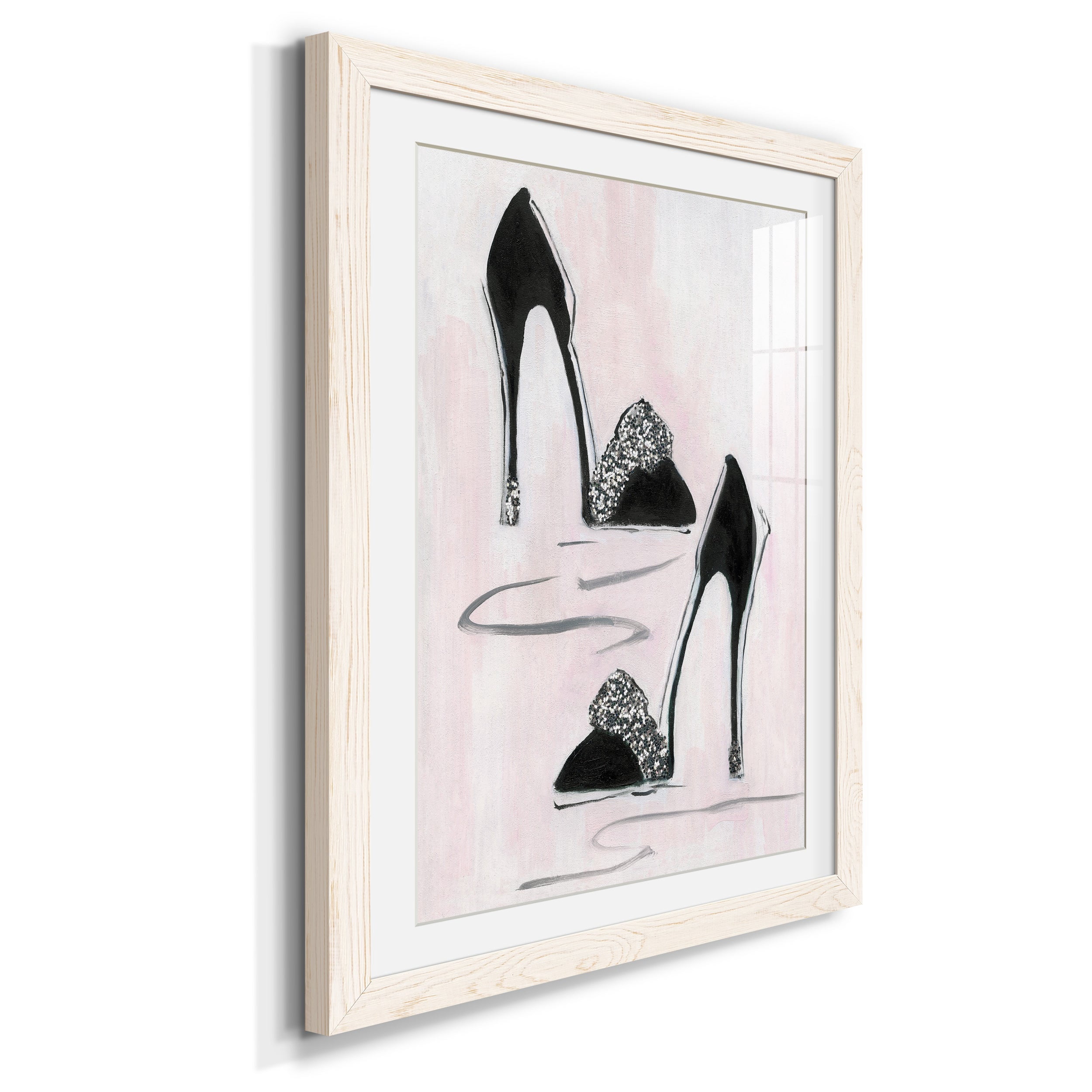 Shoes That Dazzle II - Premium Framed Print - Distressed Barnwood Frame - Ready to Hang