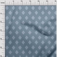 thumbnail image 3 of oneOone Velvet Grayish Blue Fabric Geometric Sewing Craft Projects Fabric Prints By Yard 58 Inch Wide, 3 of 4