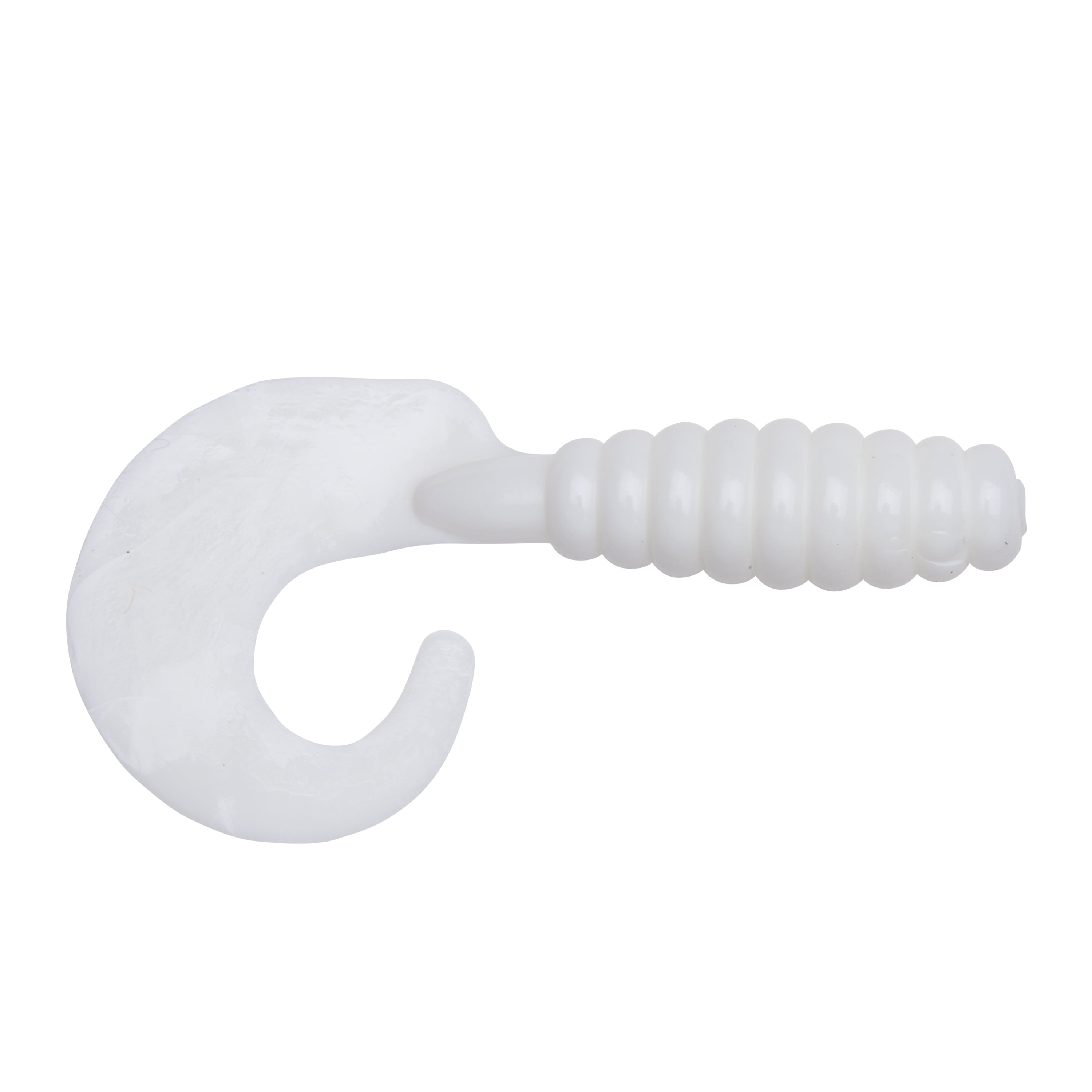 (3 pack) YUM Grub Soft Plastic 3" White 15 Count