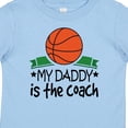 thumbnail image 4 of Inktastic Basketball My Daddy is the Coach Boys or Girls Baby T-Shirt, 4 of 5