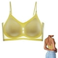 thumbnail image 2 of Sngxgn Women's Comfort-Strap Wireless, Full-Coverage Bra(Yellow,M), 2 of 5