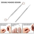 thumbnail image 6 of Dicasser Ingrown Toenail Tool Ingrown Toenail Kit Ingrown Toenail Treatment Pedicure Tools Toenail Clippers Professional Tool Set for Ingrown & Thick Nail (Black), 6 of 7