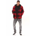 thumbnail image 4 of Men's Buffalo Checkered Sherpa Lined Hooded Jacket, 4 of 6