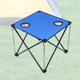 thumbnail image 1 of HEALEEP Mesh Camping Table Portable Picnic Table Foldable Blue 1Pack, 1 of 8