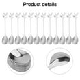 thumbnail image 3 of 12 Pcs Stainless Steel Tree Leaf Spoon Coffee Spoon Fruit Spoon Tea Spoon Set, 3 of 12