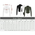 thumbnail image 6 of Women's Slim Fit Running & Yoga Jacket with Thumb Holes, 6 of 7