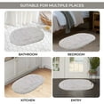 thumbnail image 6 of Superior Non-Slip Washable Bath Rug Set, 20" x 30", 24" x 36", Silver, 6 of 11