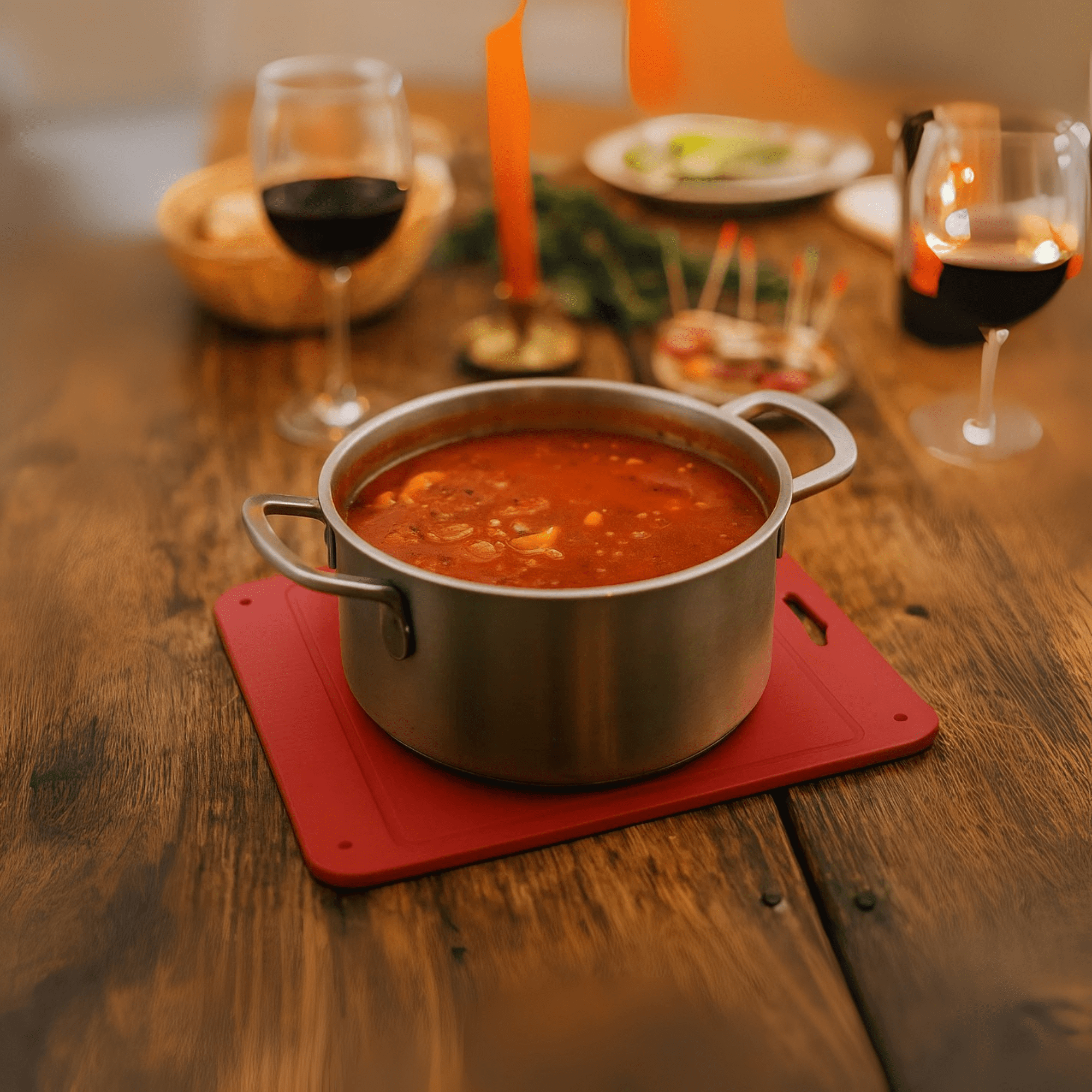 Silicone Cutting Board for Outdoor, Camping, Kitchen | Easy to Store & Carry, Reusable, Non-Slip, Heat Resistant | Dishwasher Safe, Compact Storage | Made in Korea (Large (16.8" X 10.2"))