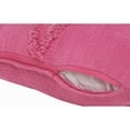 thumbnail image 6 of Ox Bay Solid Pink Diamond 18 in. Tufted Throw Pillow, 6 of 9