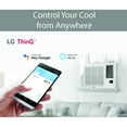 thumbnail image 3 of LG 7,500 BTU 115V Window-Mounted Air Conditioner with 3,850 BTU Supplemental Heat Function, LW8016HR, 3 of 21