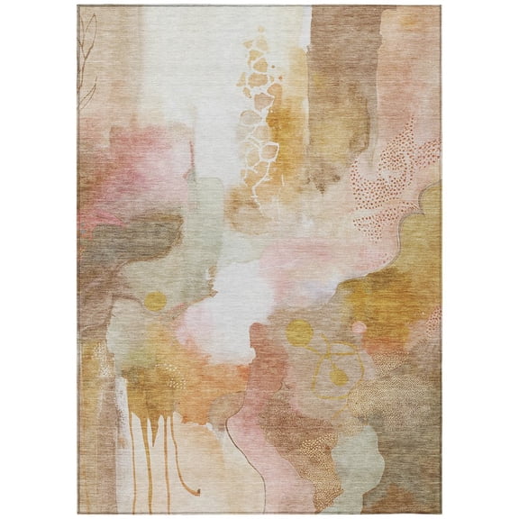 Dalyn Rugs Machine Washable Indoor/Outdoor Chantille ACN2019 Mauve 2'6" x 3'10" Rug