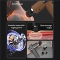 thumbnail image 2 of Silent Fascia Gun Muscle Relaxation Four-Headed Muscle Massager Tool Deep Tissue Percussion Gun for Relaxation And Recovery, 2 of 4