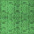 thumbnail image 1 of Ahgly Company Indoor Square Oriental Emerald Green Industrial Area Rugs, 5' Square, 1 of 4