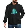 thumbnail image 2 of Men Women Fleece Lined Christmas Tree Snowman Reindeer Sweatshirt Crewneck Long Sleeve Pullover Top Casual Fall Clothes  Workout Shirt, 2 of 8
